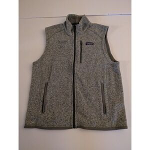 Patagonia Better Sweater Vest Mens Large Gray Full Zip Fleece Outdoors Spring